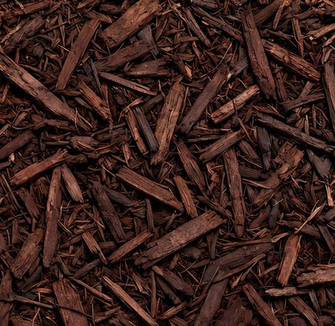 Brown mulch