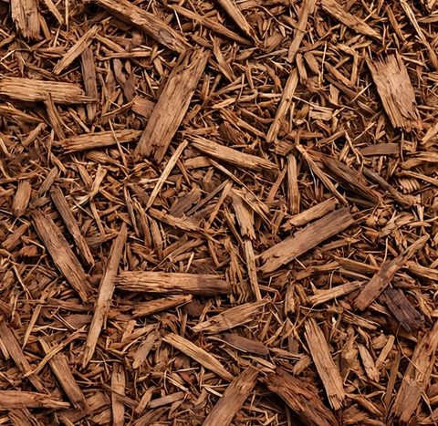 Natural hardwood mulch